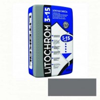 Затирка Цементная Litokol Litochrom 3-15 С.40 Антрацит 25 кг  