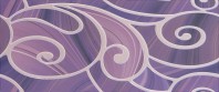 Декор Gracia Ceramica Arabeski  Purple Decor 01 600х250х9 мм   