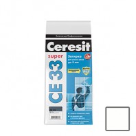 Затирка Цементная Ceresit CE 33 Super  01 Белый 2 кг  