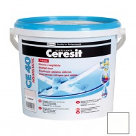 Затирка Цементная Ceresit CE 40 Aquastatic  01 Белый 2 кг  