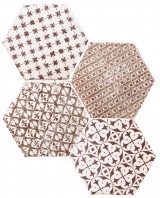 Керамическая плитка Cevica Marrakech  Mosaic Granate 150х150х9.5 мм   